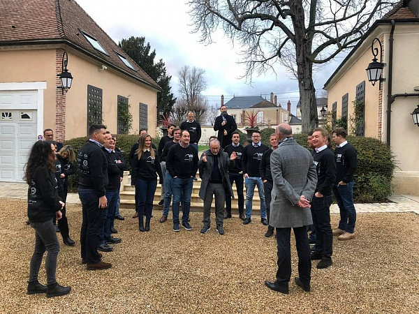 Excursion to the Champagne Billecart Salmon winery as part of the Wainbridge retreat 2019 in Paris